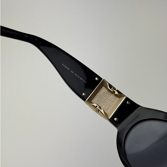 BRAND NEW Givenchy GV40073I 01A Shiny Black/Gold/Grey Unisex - Picture 9 of 13